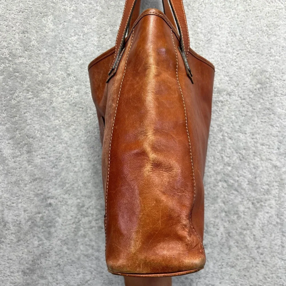 Raffaello Firenze Tote Bag Genuine Leather Arte Fiorentina Florence Italy Made